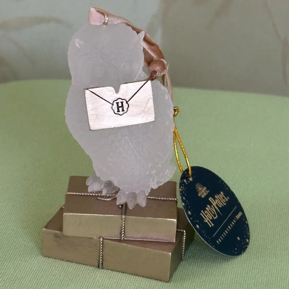 HARRY POTTER HEDWIG LIGHT-UP ORNAMENT:NIB